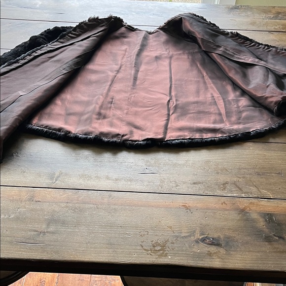 Luxurious Black Beaver Fur Cape Great Vintage Condition - Picture 2 of 4